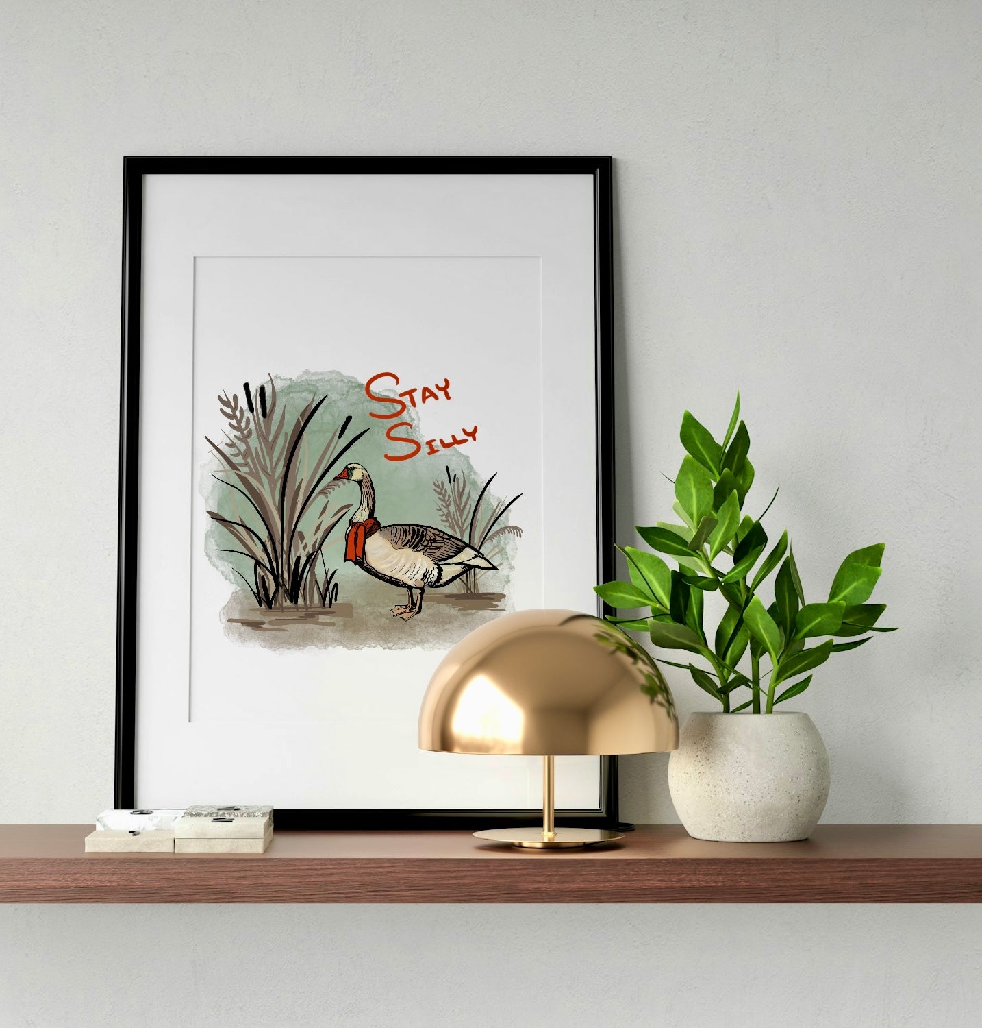 “Silly Goose” - print