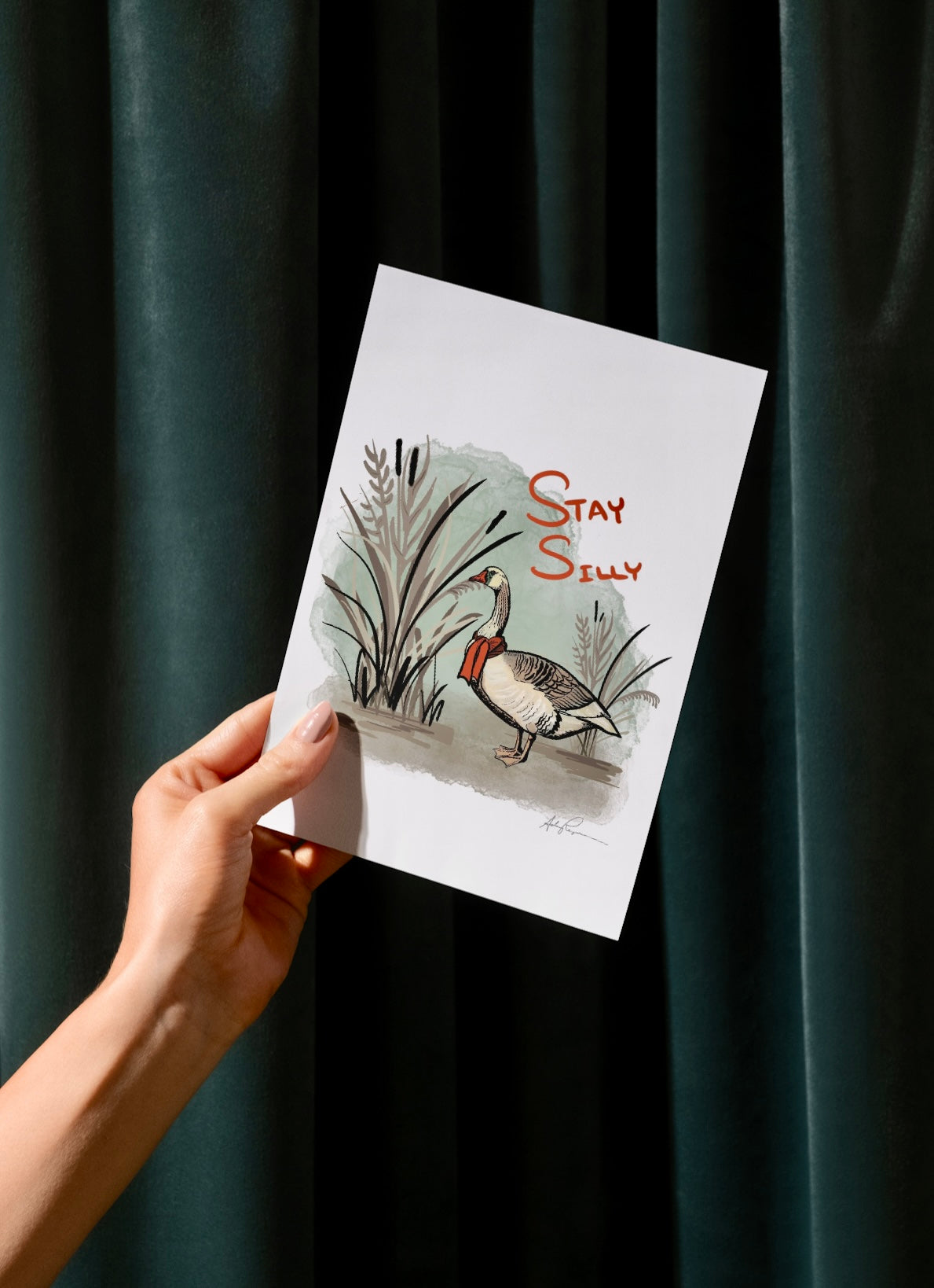 “Silly Goose” - print