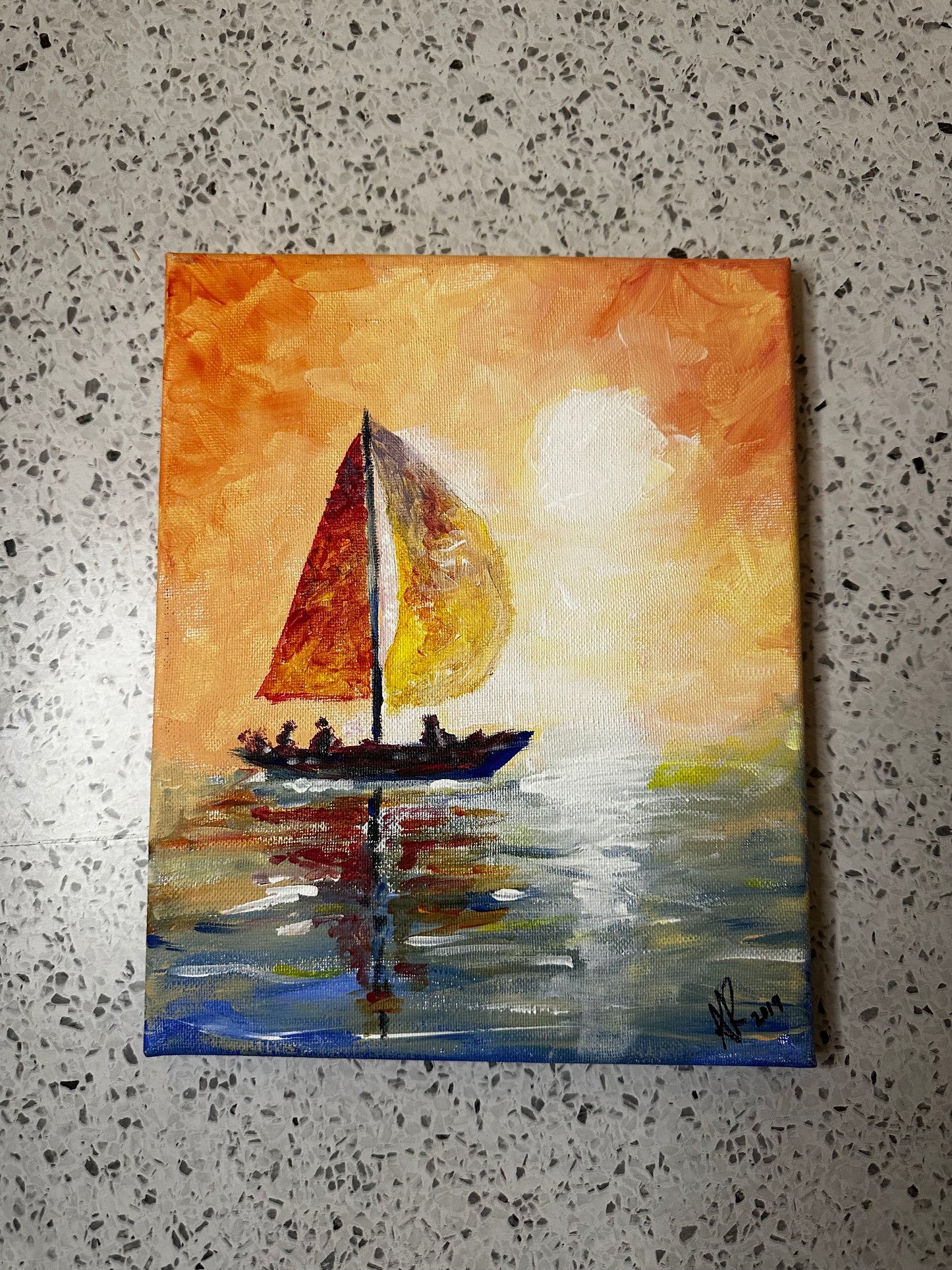 “A Colorful Breeze” Original
